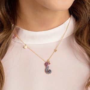 Swarovski Ocean Seahorse Pendant Gold Plating